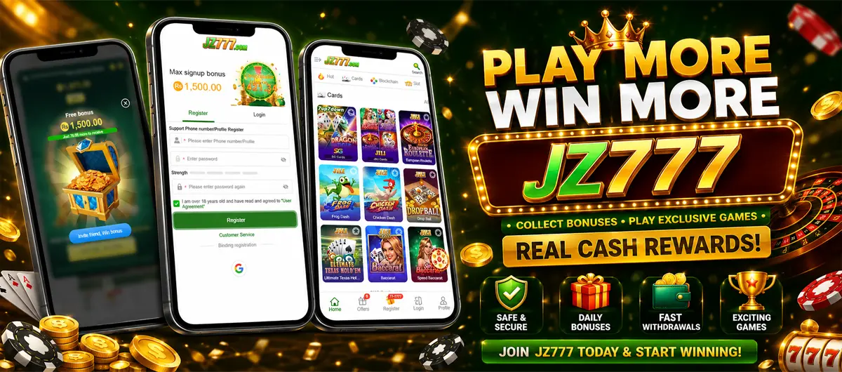 JZ777 Trending Gaming App in Pakistan 2026